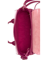 Женская пурпурная кожаная сумка от Furla