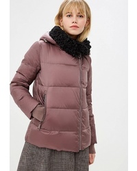 Женская пурпурная куртка-пуховик от Clasna