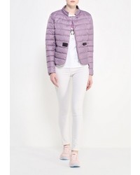 Женская пурпурная куртка-пуховик от Grishko