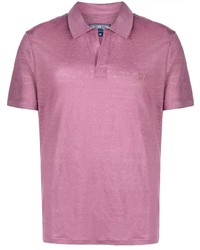 Мужская пурпурная льняная футболка-поло от Vilebrequin