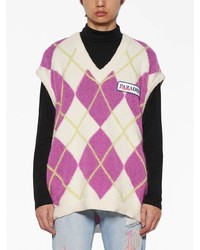 Мужская пурпурная майка от Palm Angels