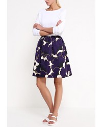 Пурпурная пышная юбка от Jil Sander Navy