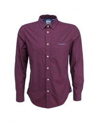 Мужская пурпурная рубашка с длинным рукавом от Burton Menswear London