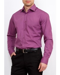 Мужская пурпурная рубашка с длинным рукавом от GREG
