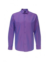 Мужская пурпурная рубашка с длинным рукавом от GREG