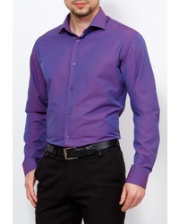 Мужская пурпурная рубашка с длинным рукавом от GREG