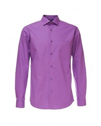 Мужская пурпурная рубашка с длинным рукавом от GREG