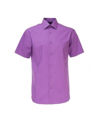 Мужская пурпурная рубашка с коротким рукавом от GREG