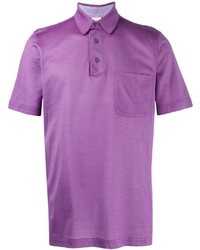 Мужская пурпурная футболка-поло от Brioni