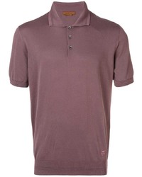 Мужская пурпурная футболка-поло от Corneliani