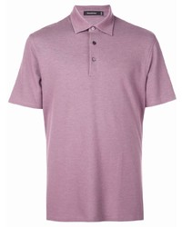 Мужская пурпурная футболка-поло от Ermenegildo Zegna