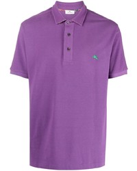 Мужская пурпурная футболка-поло от Etro
