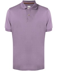 Мужская пурпурная футболка-поло от Paul Smith