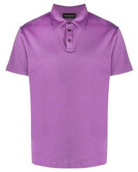 Мужская пурпурная футболка-поло от Roberto Collina