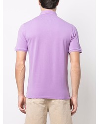 Мужская пурпурная футболка-поло от Fedeli