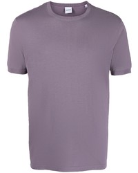 Мужская пурпурная футболка с круглым вырезом от Aspesi