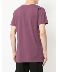 Мужская пурпурная футболка с круглым вырезом от John Elliott