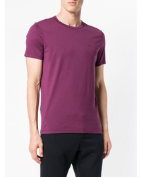 Мужская пурпурная футболка с круглым вырезом от CP Company