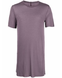 Мужская пурпурная футболка с круглым вырезом от Rick Owens