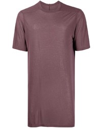 Мужская пурпурная футболка с круглым вырезом от Rick Owens