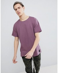 Мужская пурпурная футболка с круглым вырезом от Sixth June