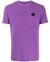 Мужская пурпурная футболка с круглым вырезом от Viktor & Rolf