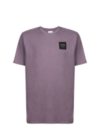 Мужская пурпурная футболка с круглым вырезом от Wood Wood