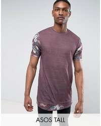 Мужская пурпурная футболка с принтом от Asos