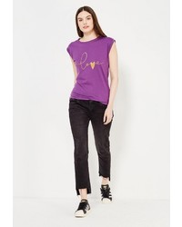 Женская пурпурная футболка от Bruebeck