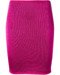Пурпурная юбка-карандаш от Alexander Wang