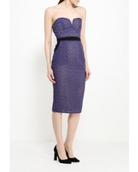 Пурпурная юбка-карандаш от LOST INK