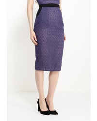 Пурпурная юбка-карандаш от LOST INK