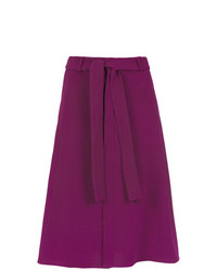 Пурпурная юбка-миди от Egrey