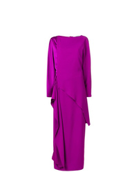 Пурпурное вечернее платье от Chalayan