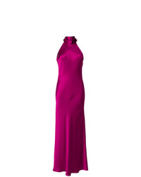 Пурпурное вечернее платье от Galvan