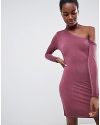 Пурпурное облегающее платье от NYTT