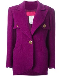 Женское пурпурное пальто от Christian Lacroix