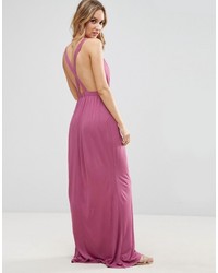 Пурпурное платье-макси от Asos