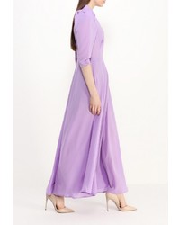 Пурпурное платье-макси от Be In