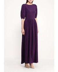 Пурпурное платье-макси от Olivegrey
