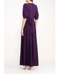 Пурпурное платье-макси от Olivegrey