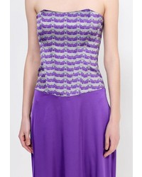 Пурпурное платье-макси от Спартак