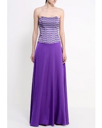 Пурпурное платье-макси от Спартак