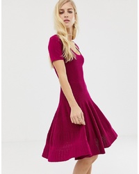 Пурпурное платье с пышной юбкой от ASOS DESIGN