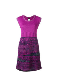 Пурпурное платье-свитер от Chanel Vintage