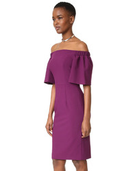 Пурпурное платье-футляр от Black Halo