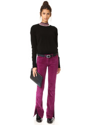 Женские пурпурные бархатные джинсы от 3x1