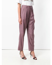 Женские пурпурные брюки-галифе от Isabel Marant Etoile