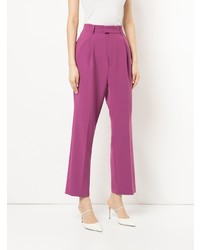 Женские пурпурные брюки-галифе от G.V.G.V.