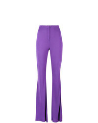 Пурпурные брюки-клеш